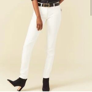 J. Mclaughlin EUC White Straight Leg Pants SZ 10